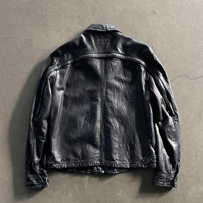 2005aw comme des garcons shirt leather jacket M
