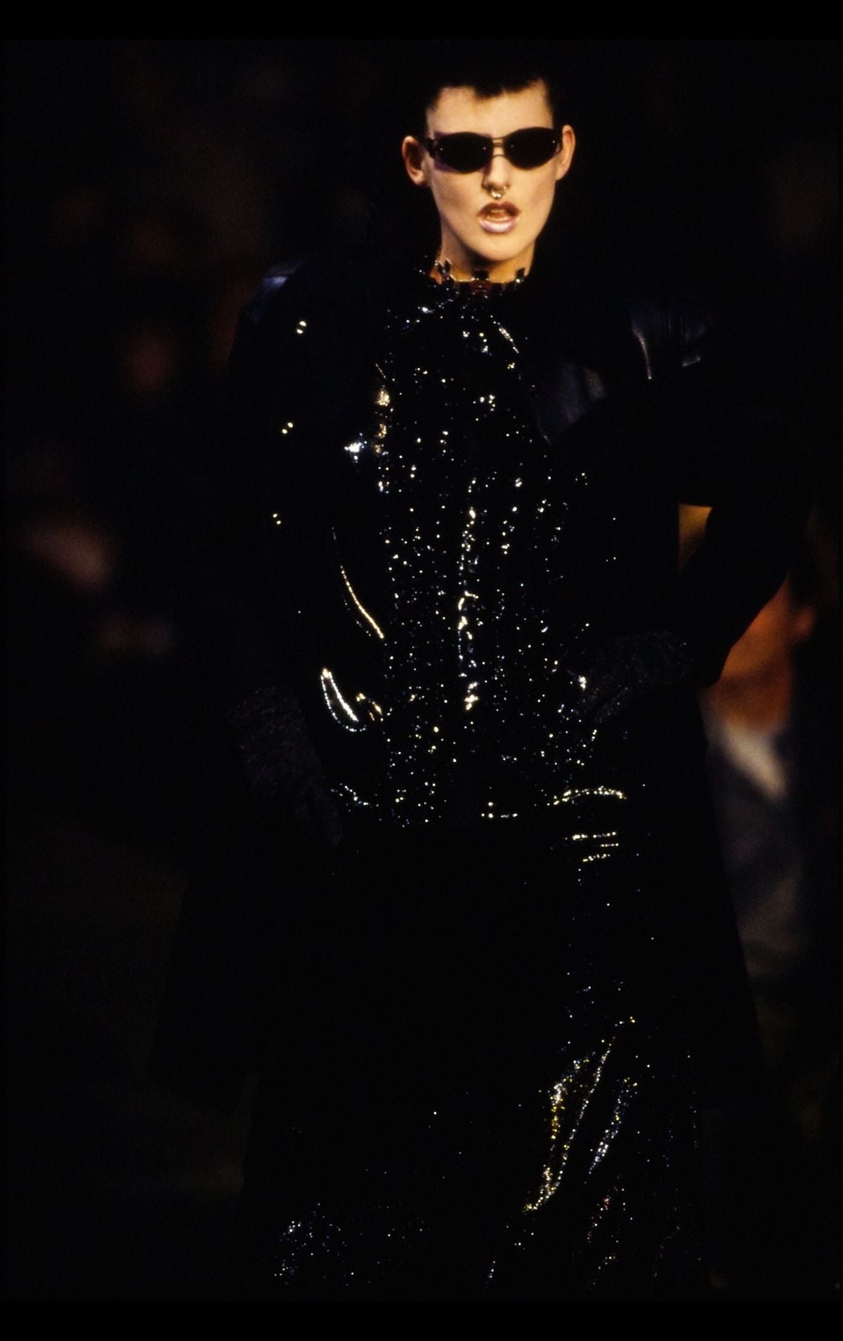 1995aw Jean paul gaultier haute couture sequins blouson 48