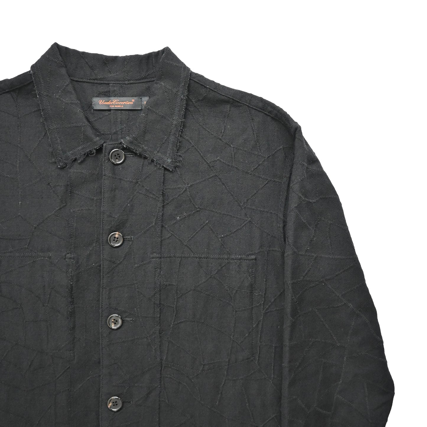2003ss undercover geometric pattern reversible scab cotton  field jacket L