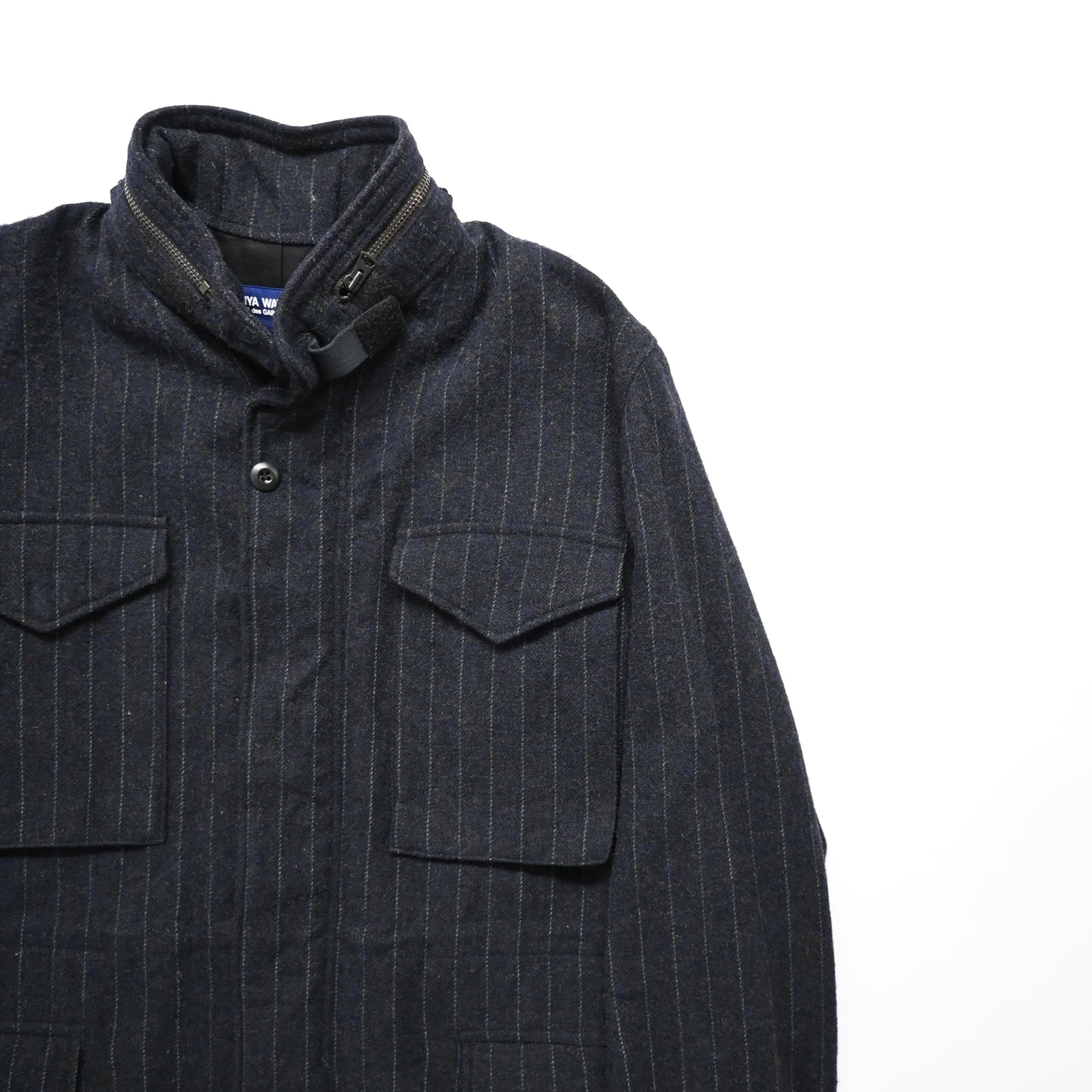 2006aw junya watanabe comme des garcons M-65 stripe wool jacket S