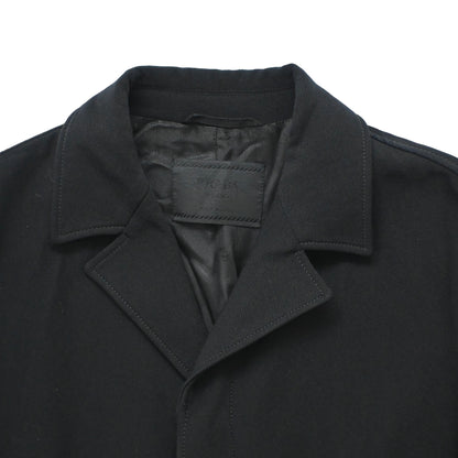 1998aw prada nylon chesterfield coat S