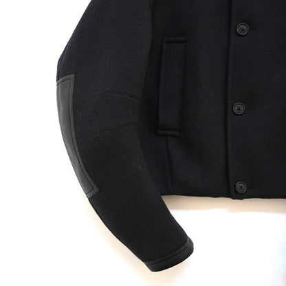 2023aw prada cropped wool blend down jacket M