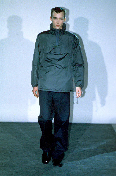 1999aw so by alexander van slobbe nylon half zip jacket M