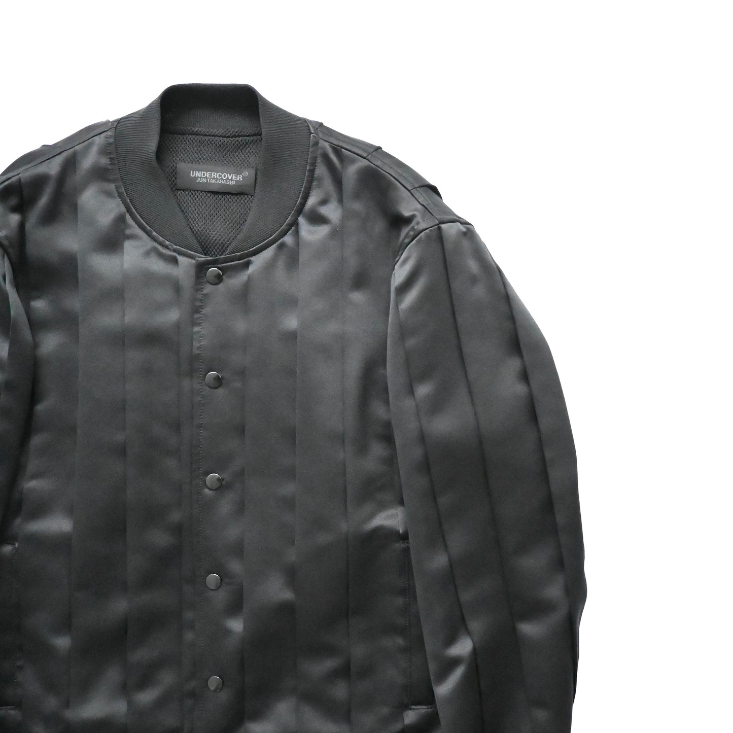 2020ss undercover polyester pleats bomber jacket 2