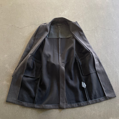 2009aw prada leather docking trench coat 50