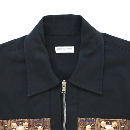 2015aw dries van noten embroidered cotton jacket 48