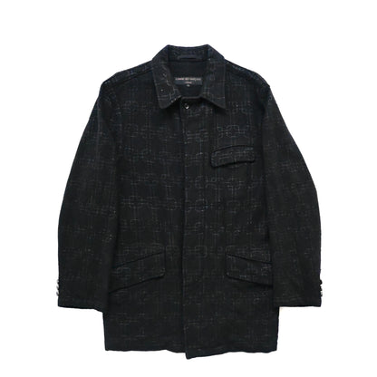2003aw comme des garcons homme geometric pattern wool jacket M