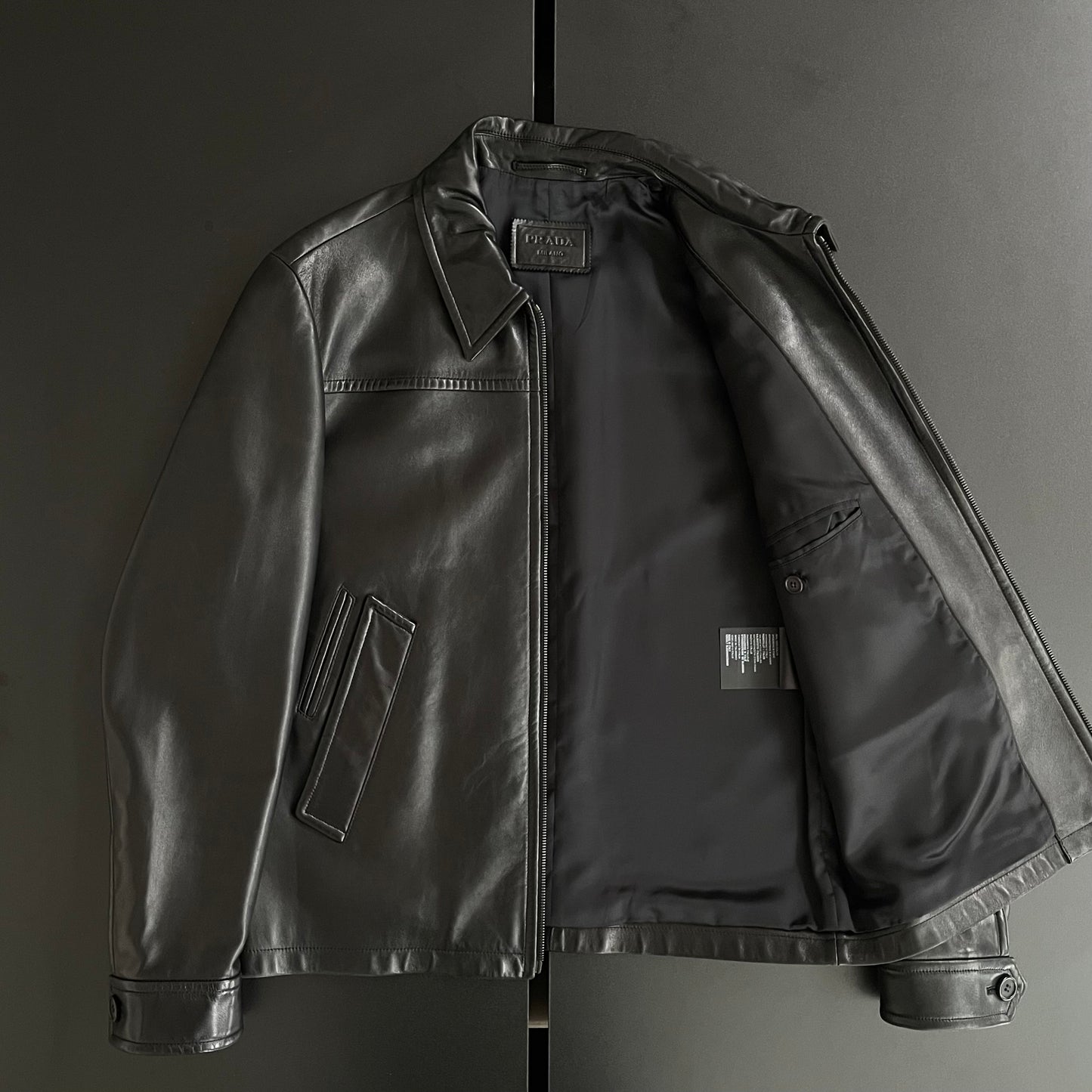 2015aw prada lamb leather  jacket 44