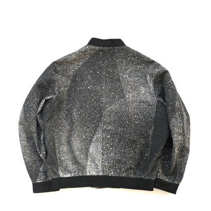 2014aw balenciaga paint pattern cotton ma-1 blouson 48