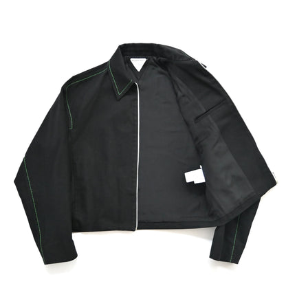 2022ss bottega veneta heavy weight cotton twill jacket 48