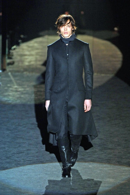 2006aw gucci wool maximum long coat 48