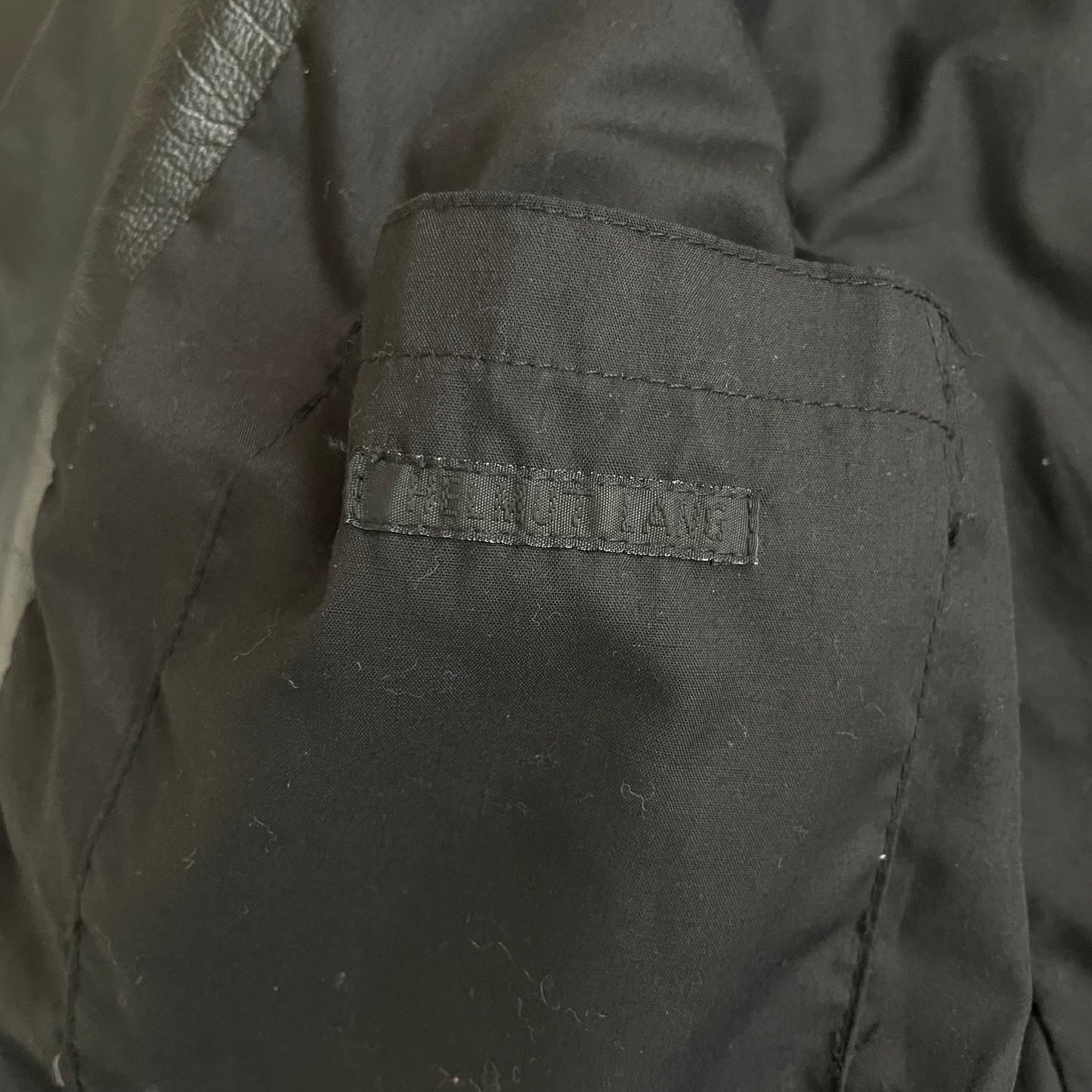 2004ss helmut lang dragonfly cutout leather jacket 48