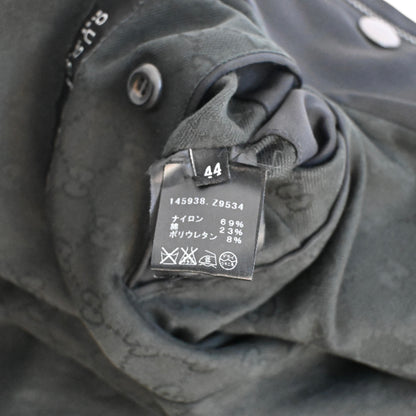2004aw gucci suede docking  nylon field Jacket 44