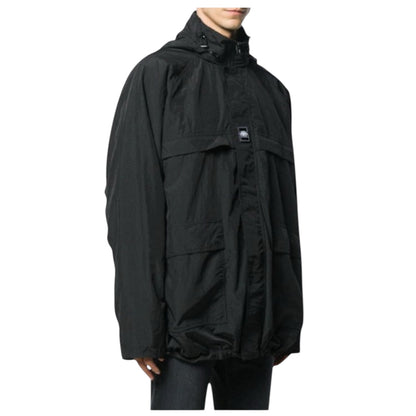 2023aw balenciaga reversible hood zipped cotton windbreaker 46