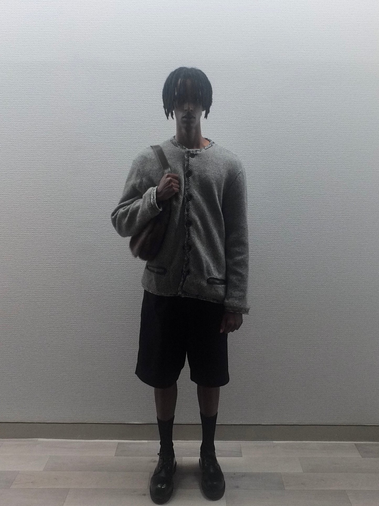 1990s gianfranco ferre tweed jacket 52