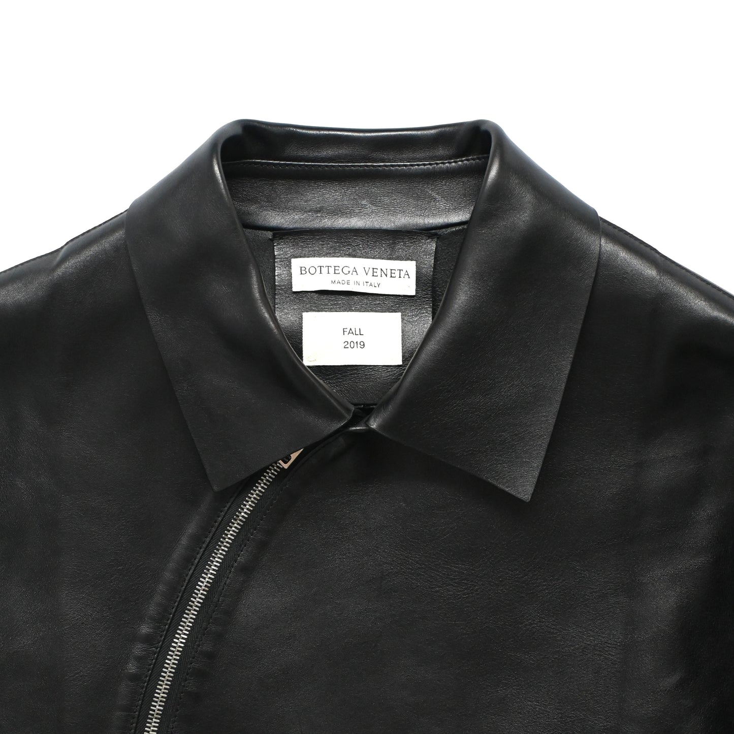 2019aw bottega veneta curve zip cow leather jacket 52 by Daniel Lee