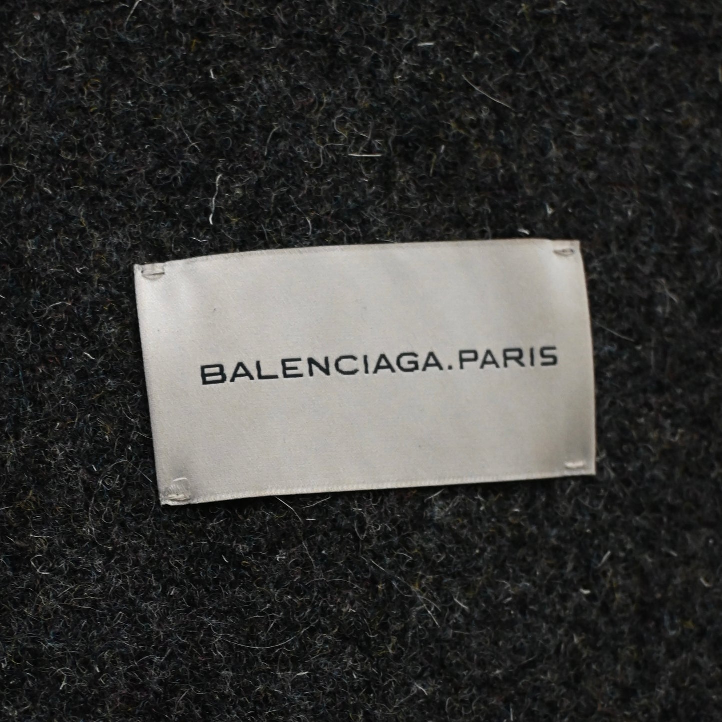 2009aw balenciaga leather docking wool ma-1 jacket 48