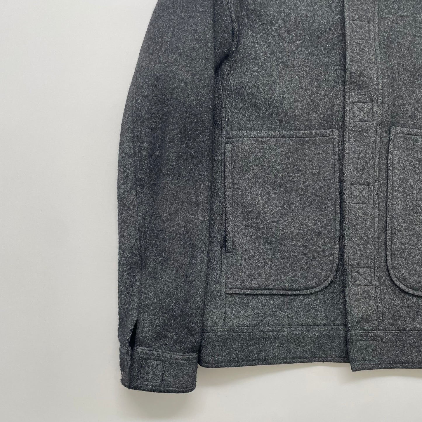 1999aw so by alexander van slobbe wool blouson 46