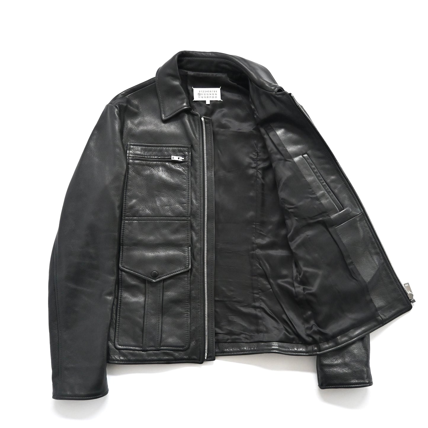 2015aw martin margiela riders cow leather jacket 52