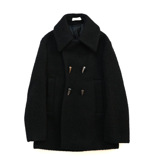 2018aw namacheko shetland wool pea coat M