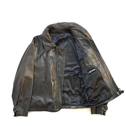 1992ss issey miyake lamb leather flight jacket L