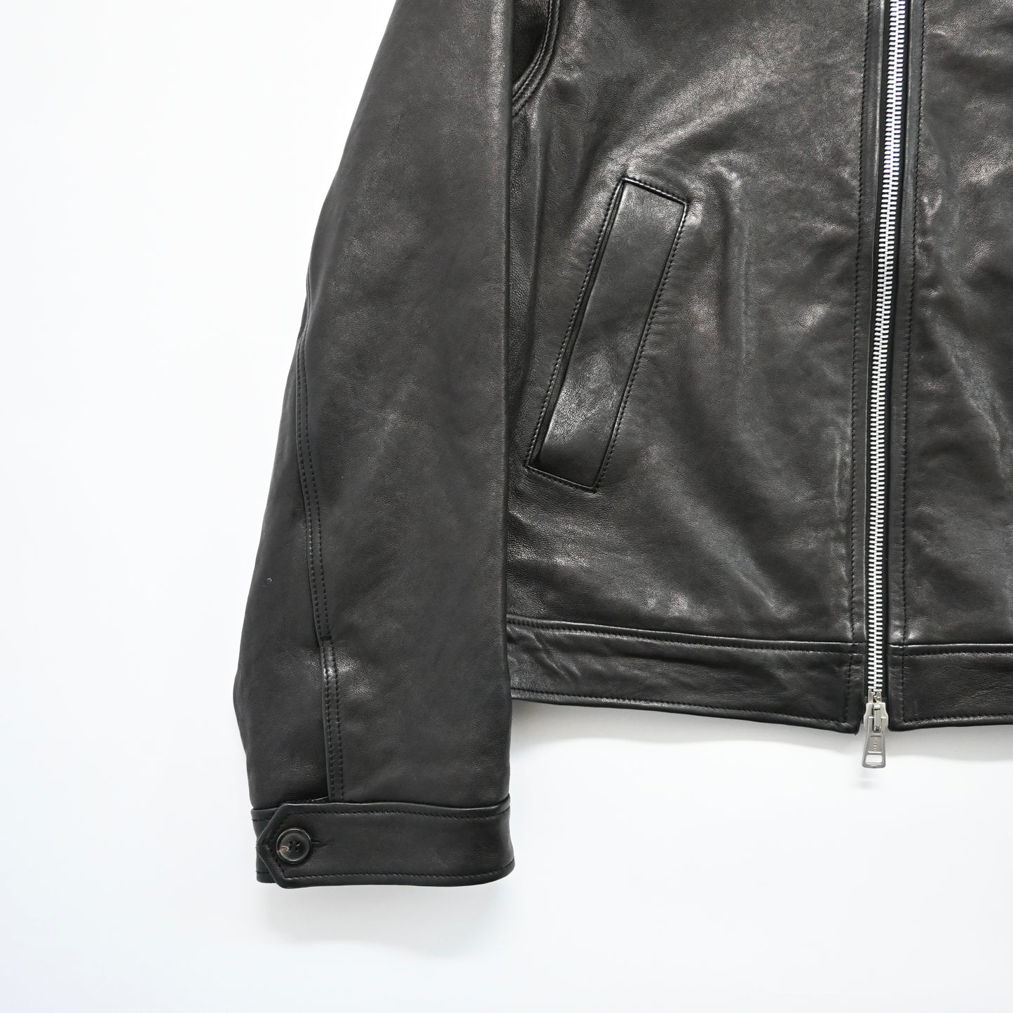 2023aw stussy x our legacy work shop blouson leather jacket L