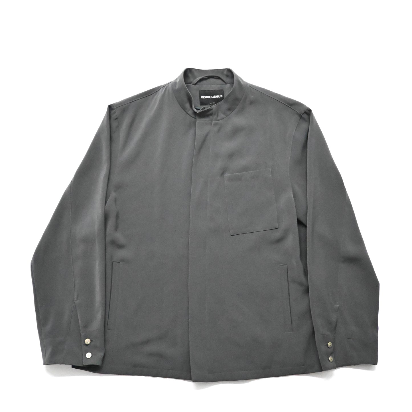 1990s giorgio armani polyester blouson 52