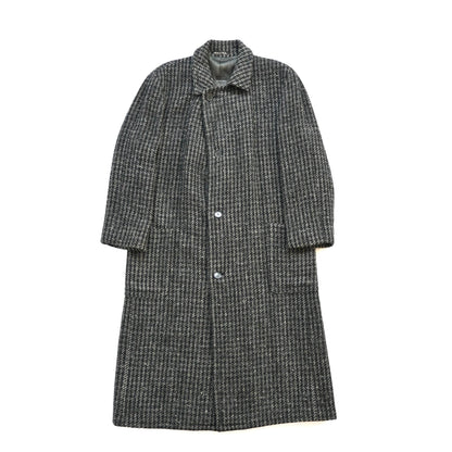 1989aw giorgio armani tweed wool long coat 48