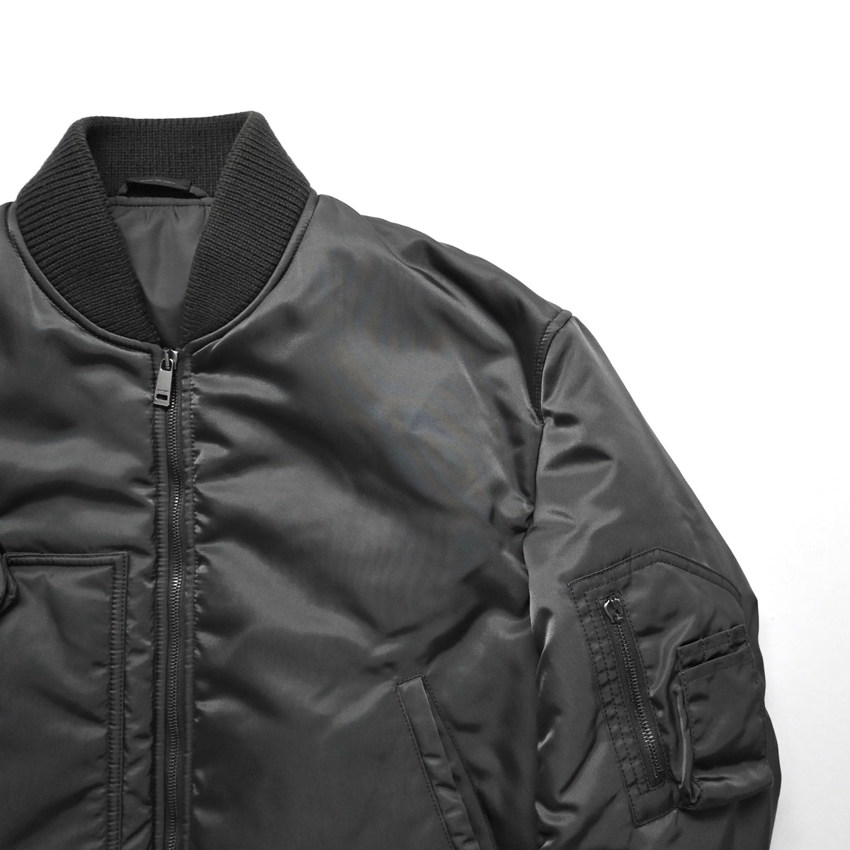2016aw jil sander nylon padded bomber jacket 50