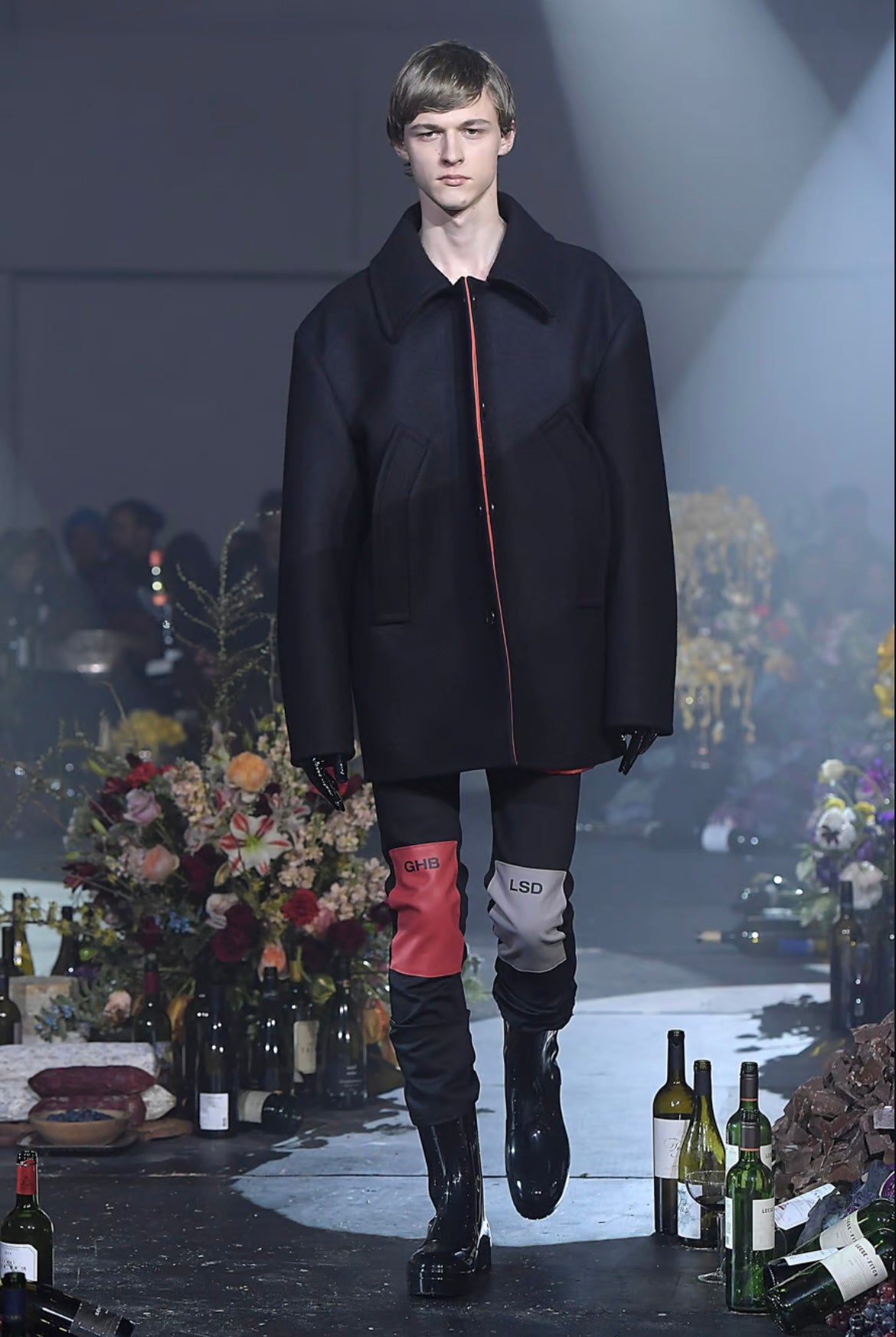 2018aw raf simons heavy wool half coat 48