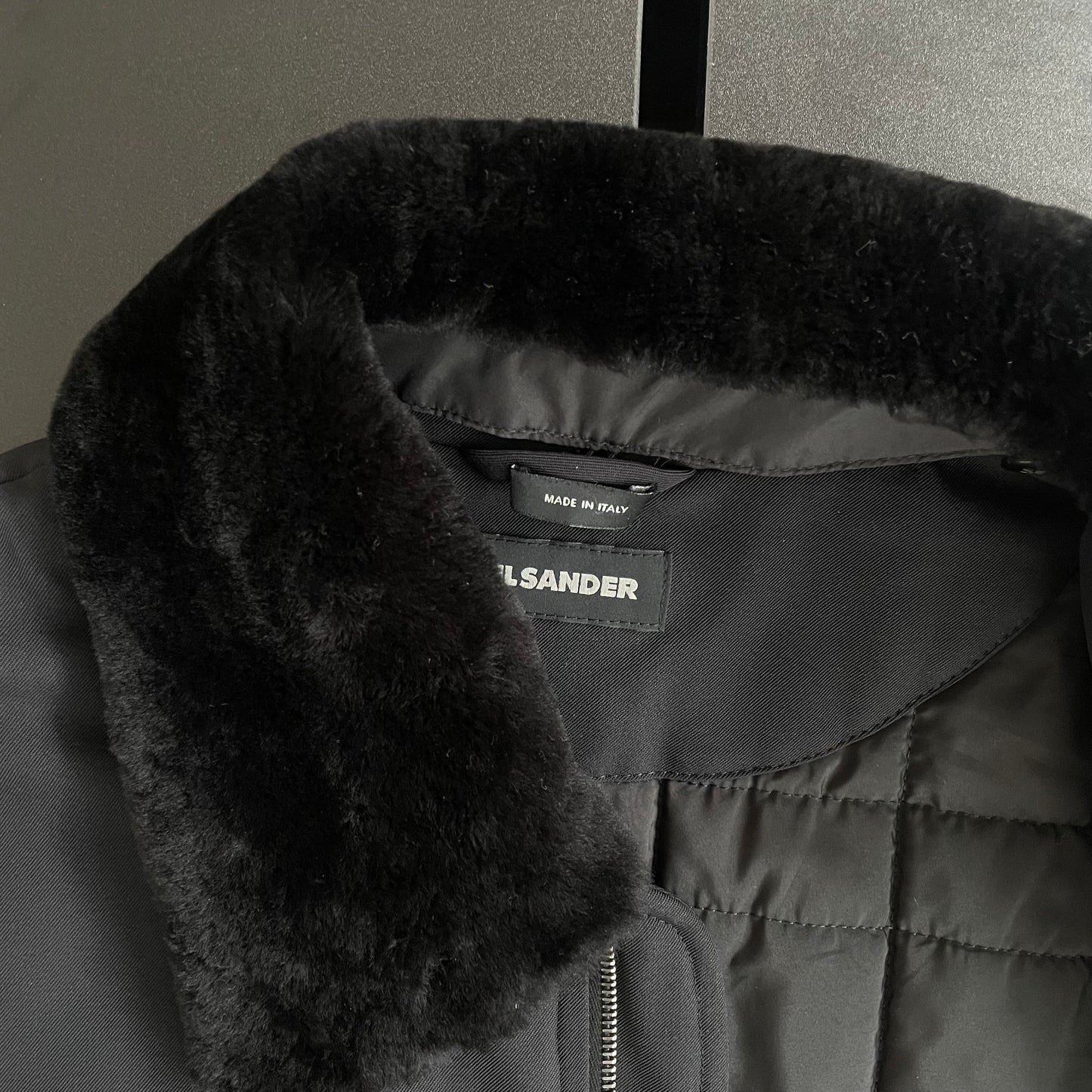 2012aw jil sander fur docking nylon blouson 52 by raf simons