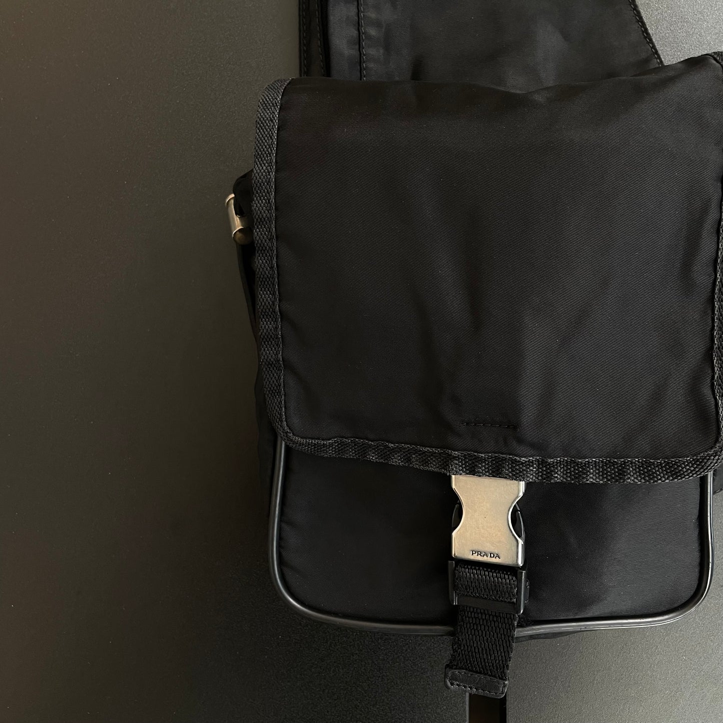 1999ss prada nylon body bag