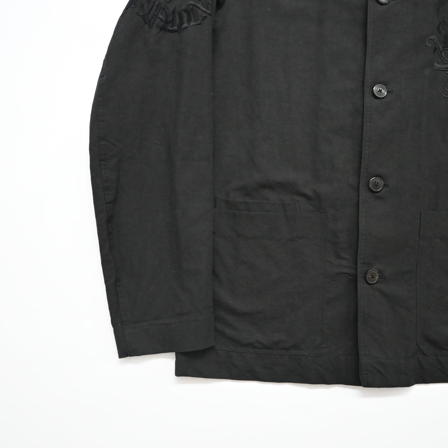 2017ss dries van noten embroidered cotton jacket46