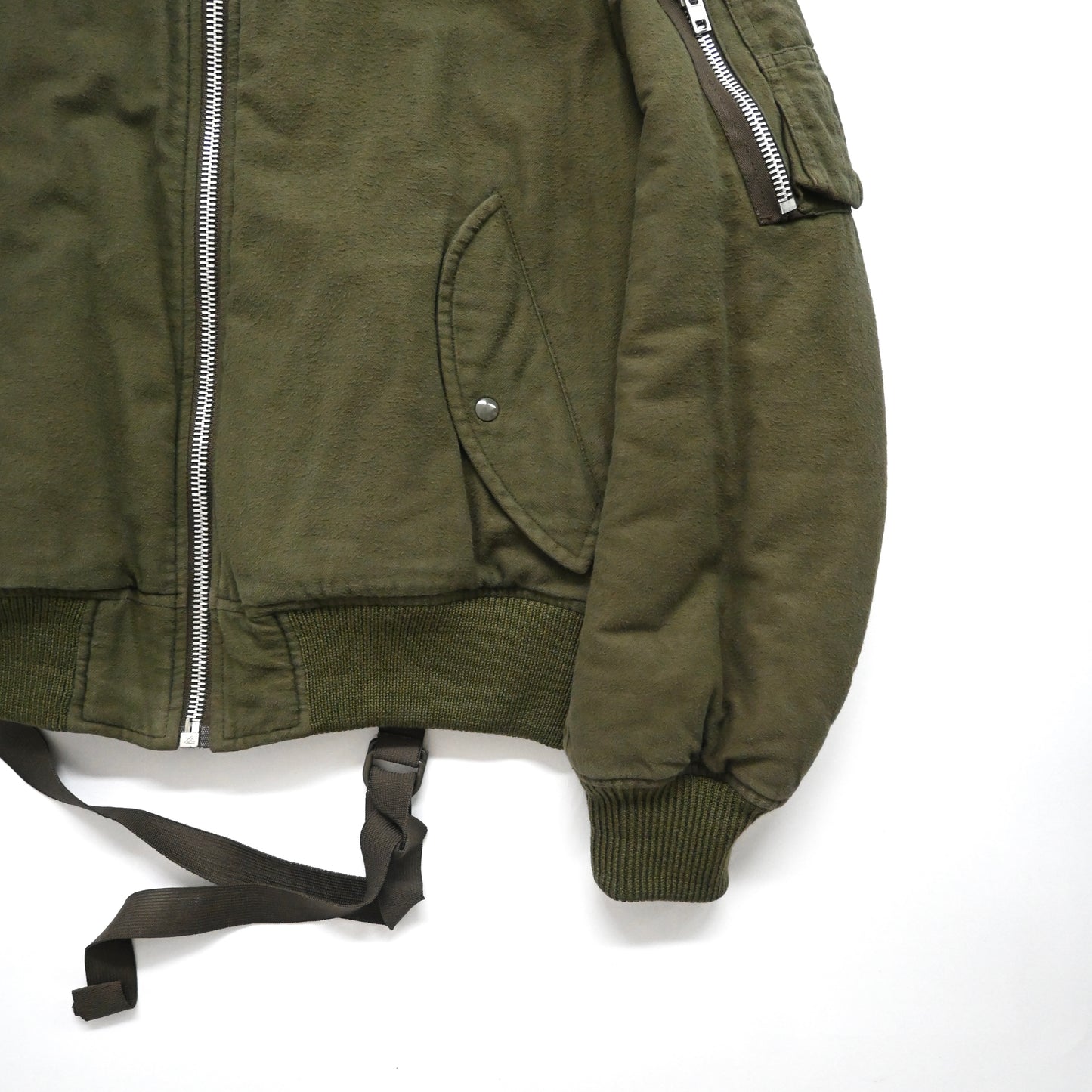 2003aw helmut lang bondage cotton bomber jacket 46