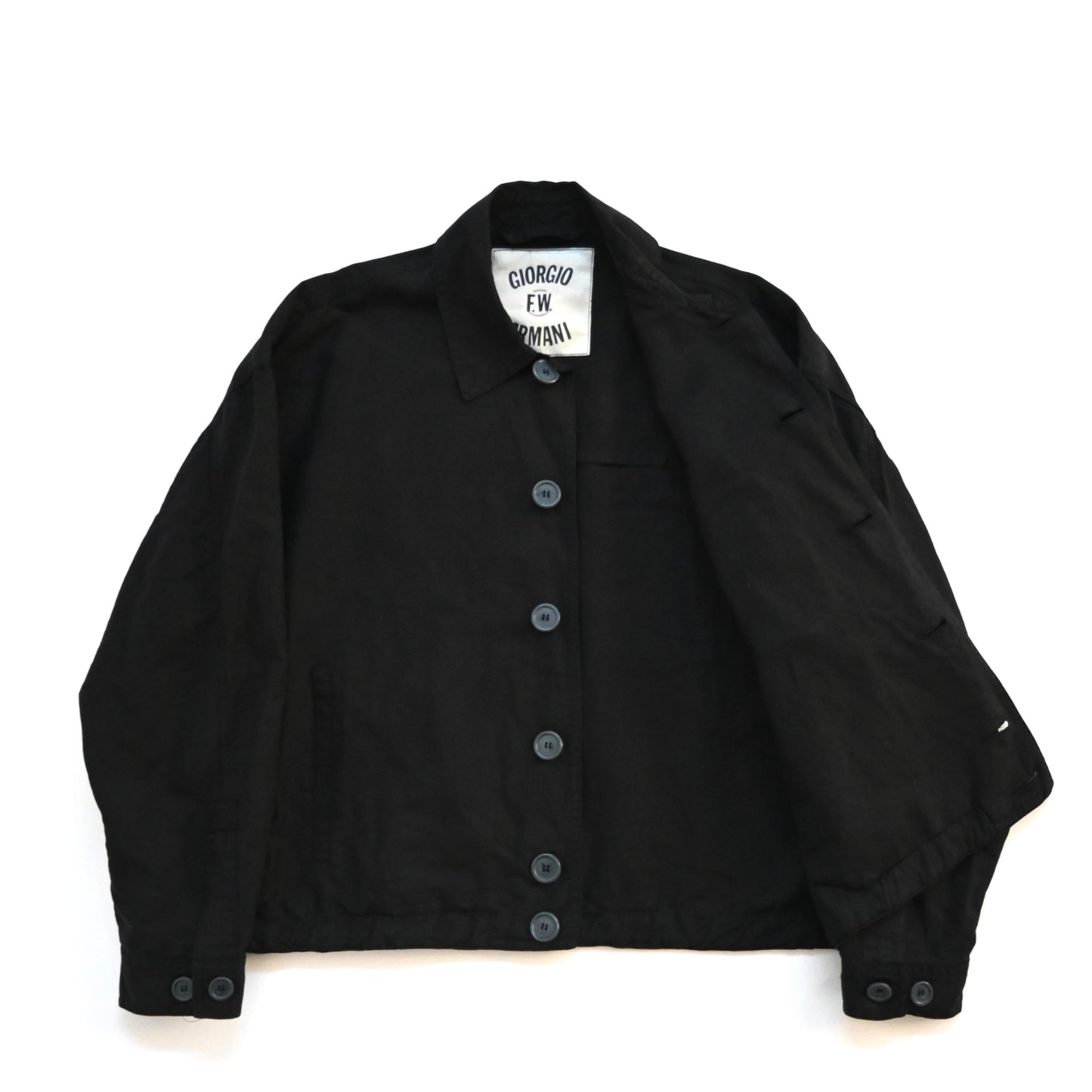 1987ss giorgio armani linen blouson jacket 48