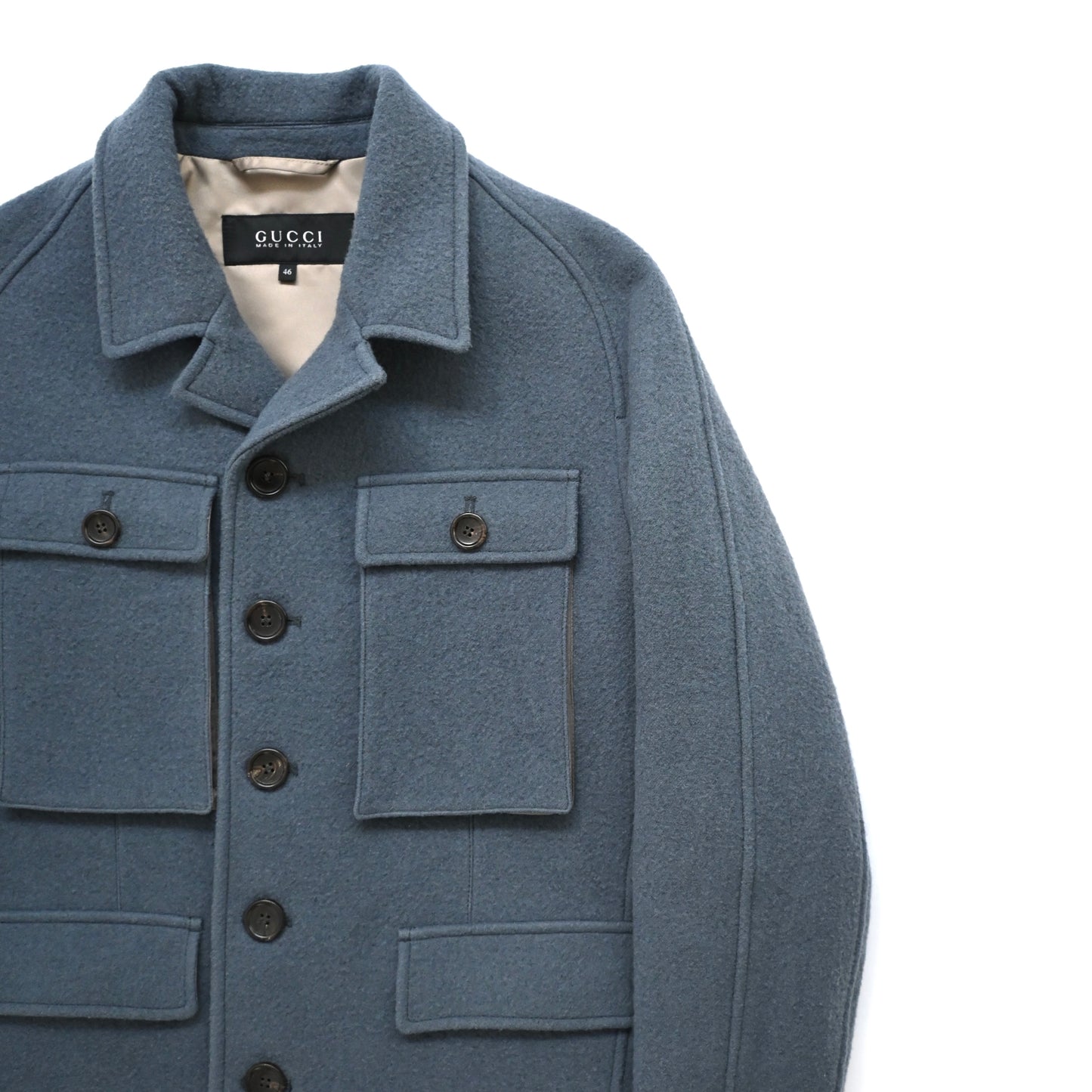 2014aw gucci wool pocket blouson 46