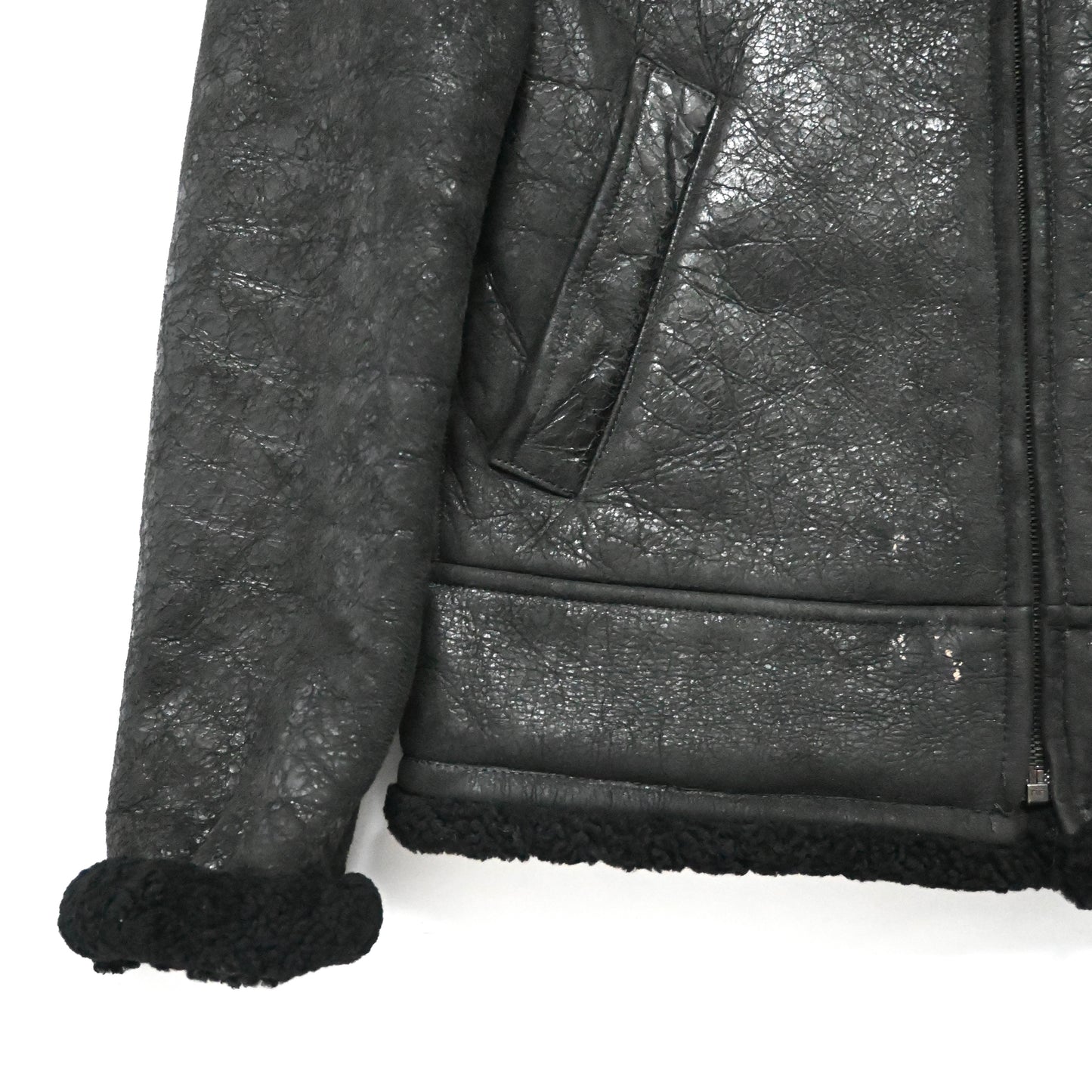 2006aw miu miu gemuine leather mouton jacket 48