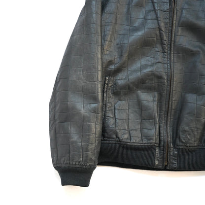1990s giorgio armani gemuine leather ma-1 jacket 52