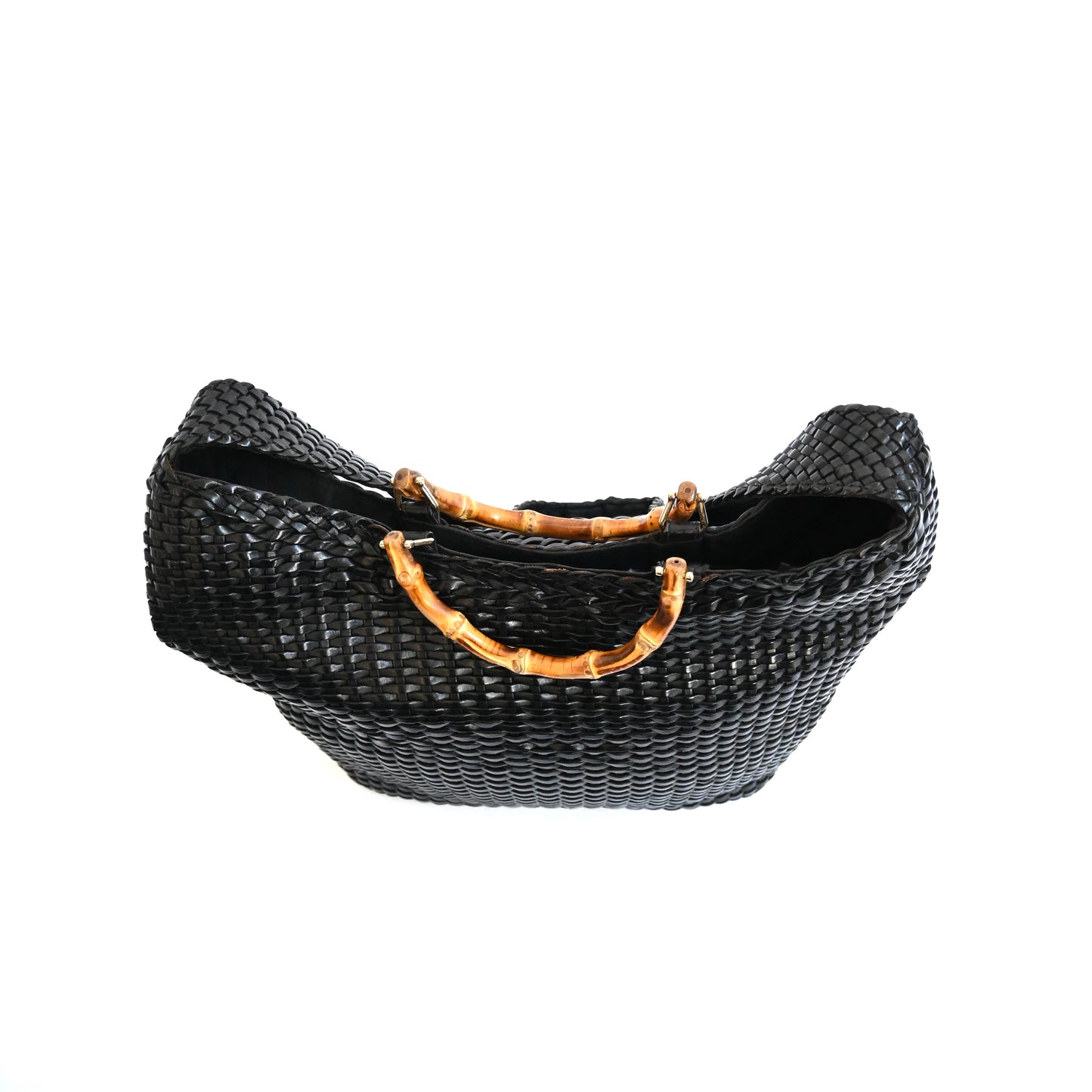 1996ss gucci woven leather hobo bag by Tom ford
