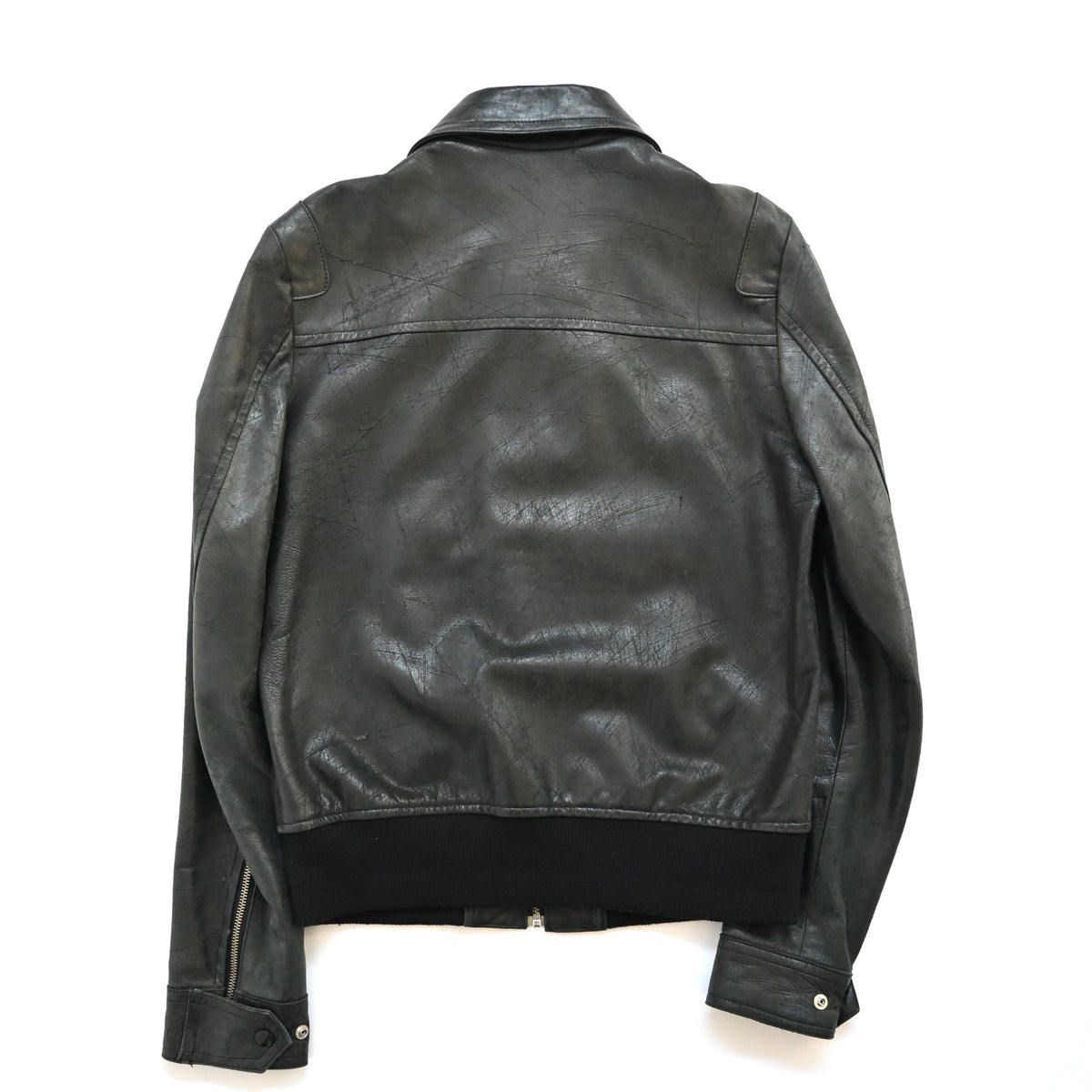 2006ss undercover but beautiful crushed leather jacket 2