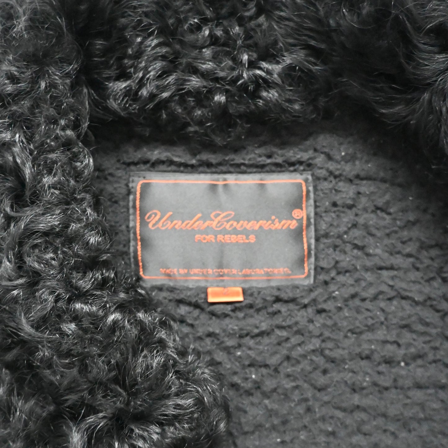 2006aw undercover arts＆crafts fur docking wool blouson 2