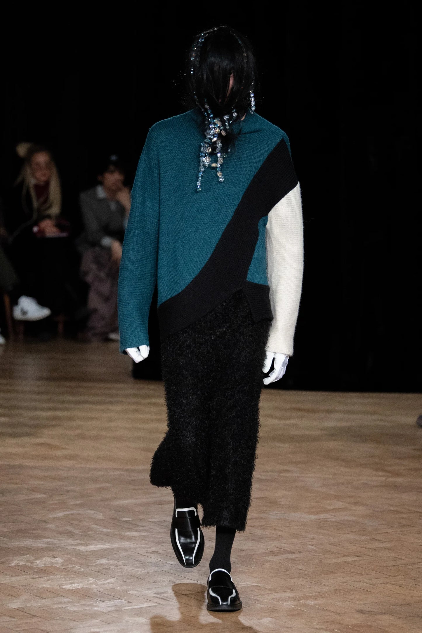 2019aw kiko kostadinov Ggeen merino and alpaca rex sweater S