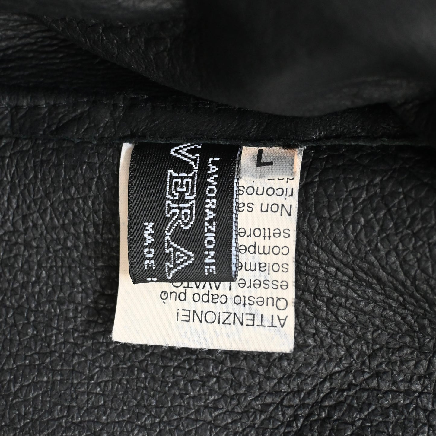 1990s lucien pellat finet fur docking leather jacket L