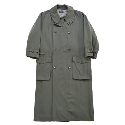 1990s giorgio armani wool double long coat 50