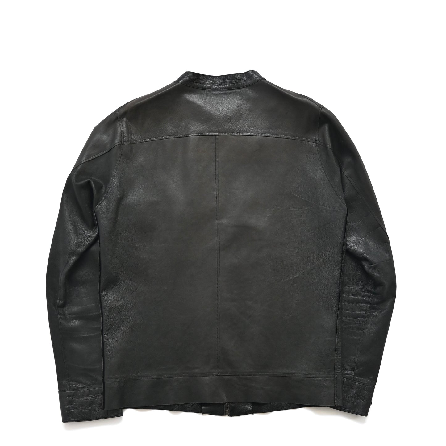 1998ss jil sander lamb leather high neek jacket 44