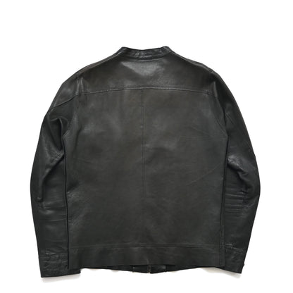 1998ss jil sander lamb leather high neek jacket 44