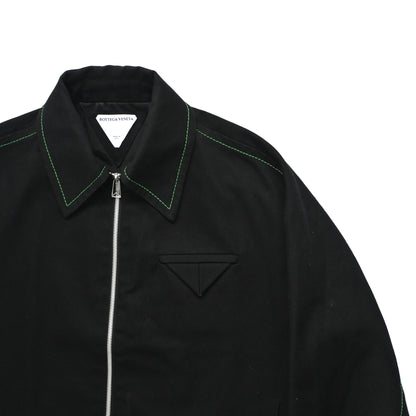 2022ss bottega veneta heavy weight cotton twill jacket 48