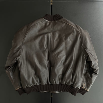 2000s gucci leather bomber jacket 52 by Tom ford