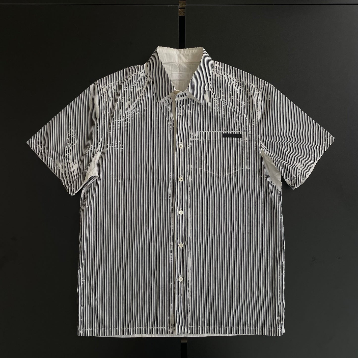 2018ss prada paint cotton shirt M