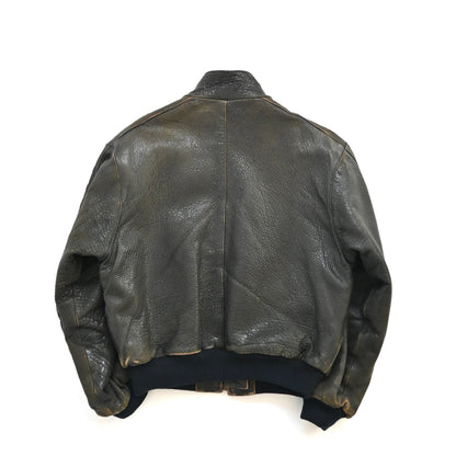 1990s Marithe Francois Girbaud lamb leather jacket S